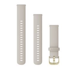 Garmin Wristbands For Smartwatch - 010-12932-0d Garmin Replacement Wristband 18mm Silicone Beige-light Gold 110-195mm